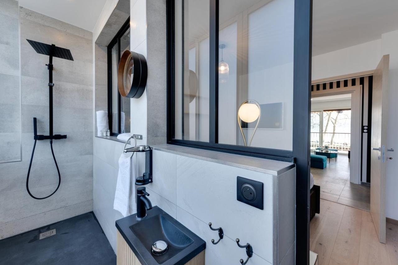 Swan Lake - Design Apartment Facing Lake อานซี ภายนอก รูปภาพ